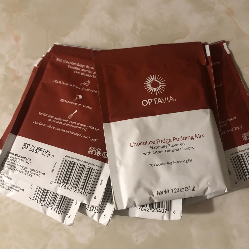 7 - Optavia Chocolate Fudge Pudding